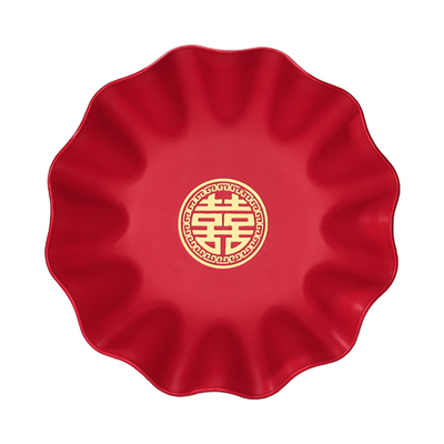 结婚糖果盘家用客厅茶几零食盘水果篮婚礼订婚创意摆件婚庆用品
