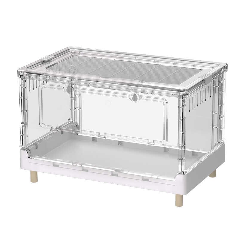 仓鼠笼子70全透明亚克力超大别墅窝金丝熊刺猬饲养箱可折叠大笼子