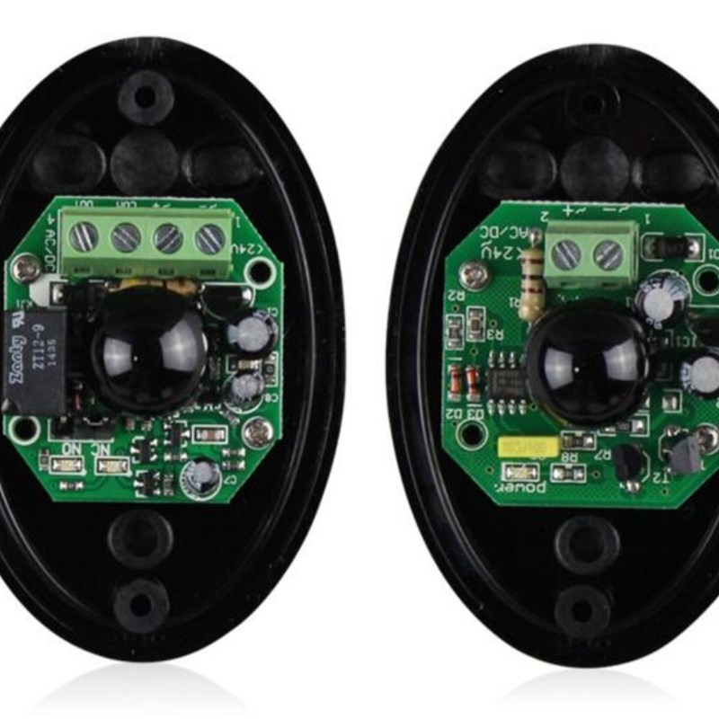 单光束红外对射报警器平开门户外防盗门窗道闸围墙红外对射探测器