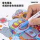 鸿星易握大容量丙烯马克笔不透色可叠色学生专用儿童12色24色18色