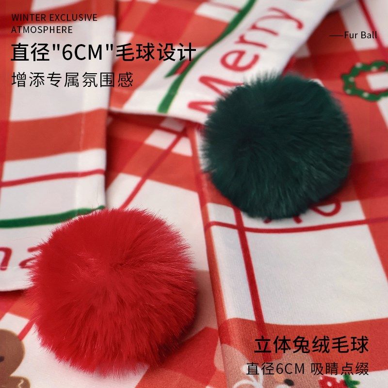 圣诞桌布2024新款轻奢高级感红色圣诞主题氛装围饰餐桌布茶几盖布,居家布艺,桌布,淘宝优惠券,粉丝福利购,淘宝优惠卷