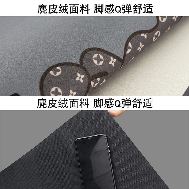 耐脏脚垫硅藻泥厨房瞬吸地垫防油吸水垫门口防水专用可擦免洗地毯