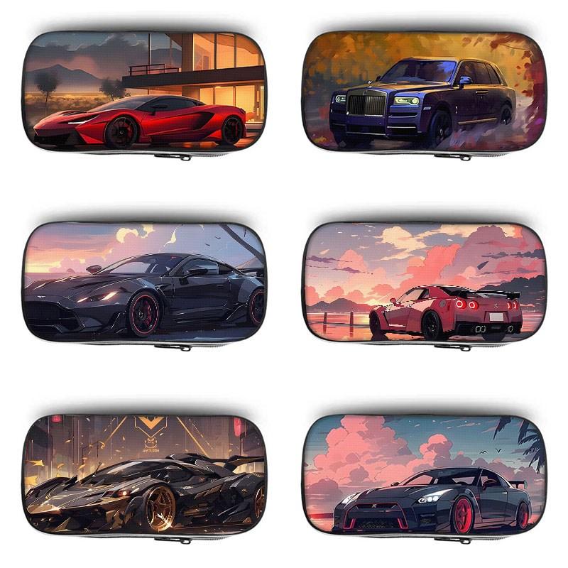 汽车超级跑车笔袋小学生文具盒初中生铅笔盒笔盒男童男生男孩2025