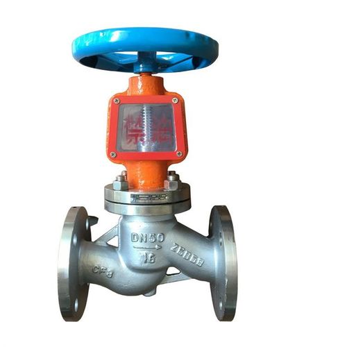 JY41W-16P氧气阀门脱脂禁油30416L不锈钢氧气专用法兰截止阀DN50