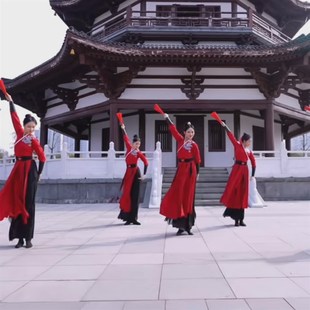 雪龍吟劇目古典舞劍俠中國(guó)風(fēng)飄逸仙氣中國(guó)舞演出服武俠風(fēng)漢服套裝