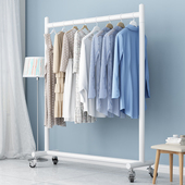 挂衣架置物架带轮 家用阳台收纳架男女装 服装 店展示架衣帽架落地式