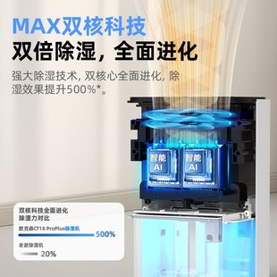 欧克森自动智能除湿机家用室内回南天小型空气抽湿机干燥祛湿神器