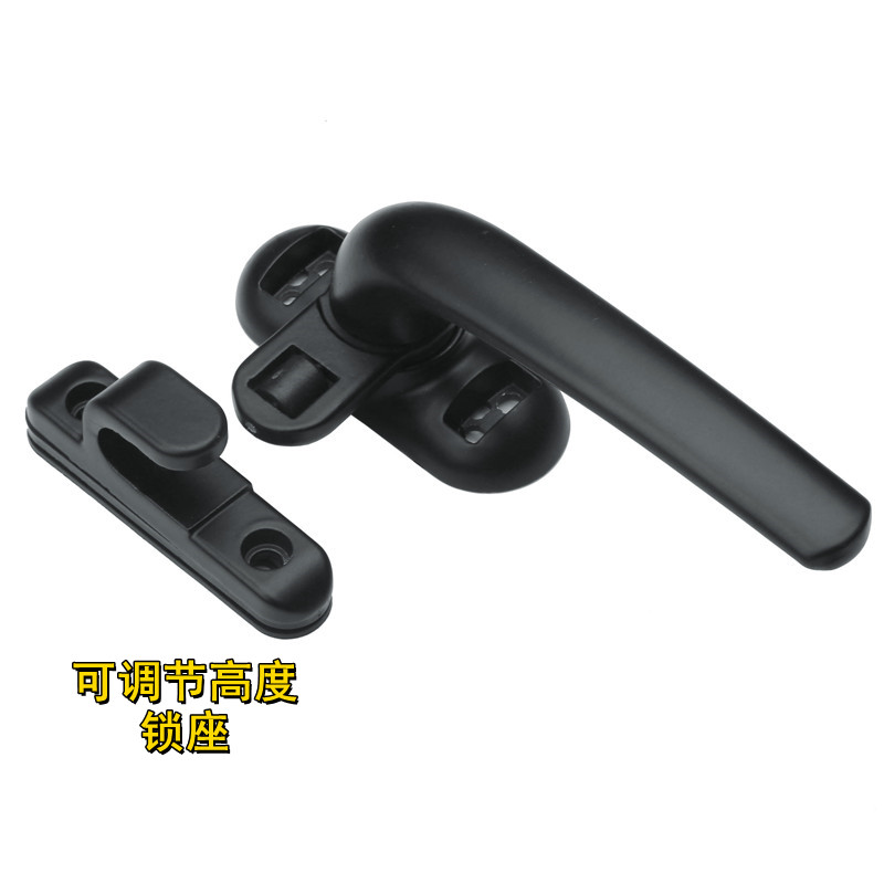 铝合金内外开门窗锁扣执手窗户搭扣加厚实心窗拉手七字执手锁包邮