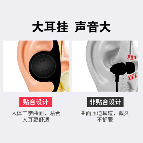 对讲讲机小耳机高档耳麦对讲电话机耳机线KTV酒吧大音量通用耳线