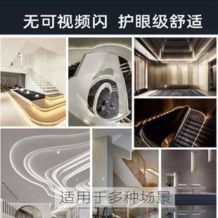 led灯带12V低压贴片24V裸板柜台灯箱自粘软灯条装 饰线形灯线性灯