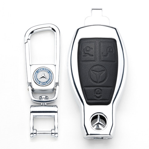 C200LGLc260GLA200钥匙包壳金属GLE300奔驰钥匙扣C级GLS450钥匙套