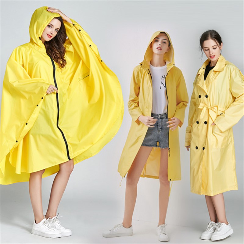 时尚雨衣男女长款全身外套风衣式潮雨披户外徒步旅行防暴雨防泥水