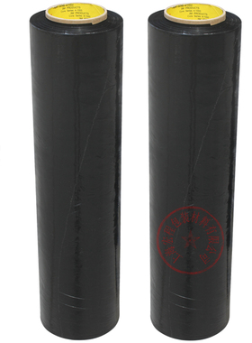 pe缠绕膜宽50cmPE膜拉伸膜黑色缠绕膜彩色包装膜工业膜防水膜包邮