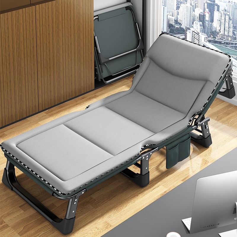 折叠床单人床办公室午休神器成人家用单人躺椅医院陪护便携行军床