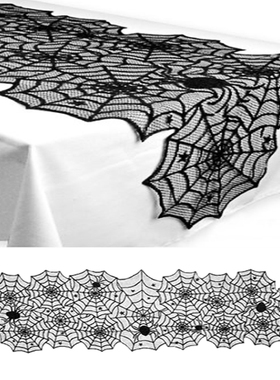 Halloween Decorations Home Lace Spider Web Lace Tablecloths