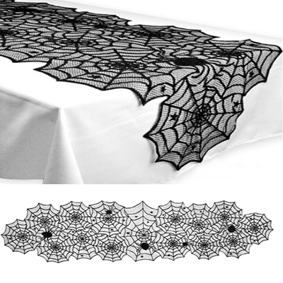 Halloween Decorations Home Lace Spider Web Lace Tablecloths