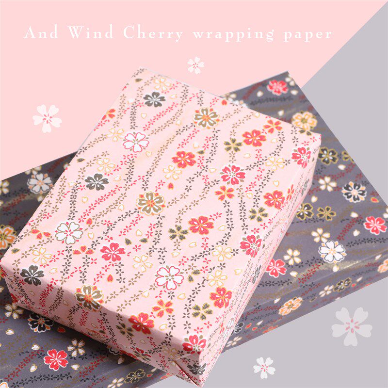 Japanese sakura gift wrapping  presen paper 包装纸礼物礼品纸