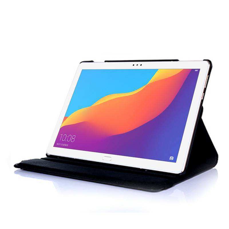 适用畅享平板10.1保护套 AGS2-W09荔枝纹旋转T5 10.1寸皮套壳