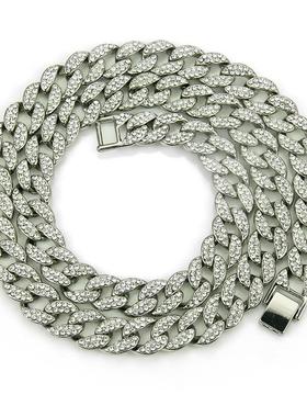 Mens hip hop rap accessories HIPHOP full diamond Cuban diam