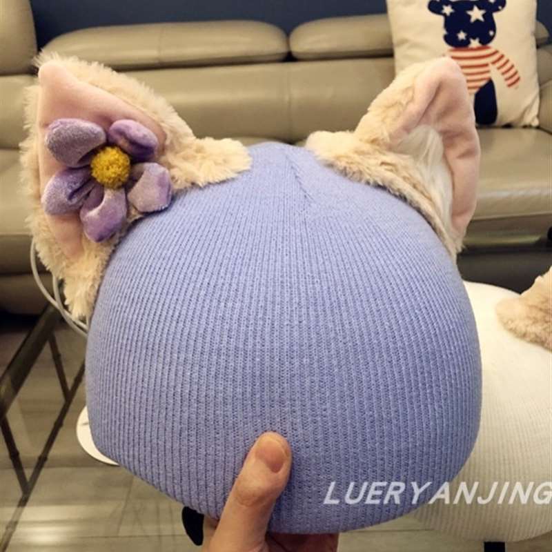 冬天儿单双板滑雪安全帽雪盔装饰滑翔伞电动车个性帽子可爱儿童