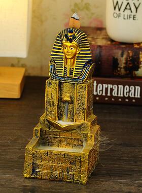 法老埃及摆件品树脂家居装饰金字塔人面模型狮身艳创意古埃及工艺