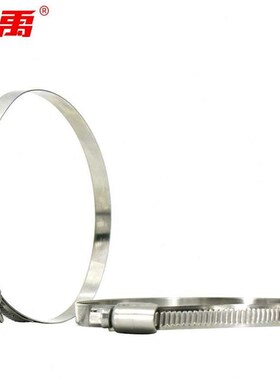 冰禹BJyl191304不锈钢德式强力喉箍卡箍全钢管卡抱箍1427mm20个