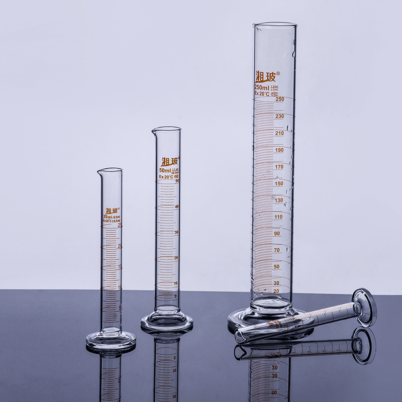玻璃量筒 化学实验室用刻度量杯量器10 25 50 100 250 500 1000ml
