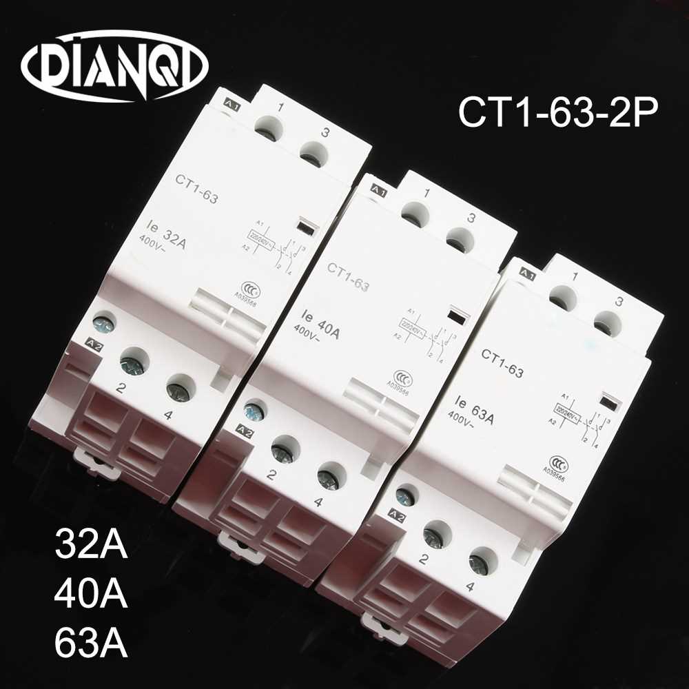 auxiliar de partida 40A 32A CT1 CT163 63A 2P 220V 230V 50o
