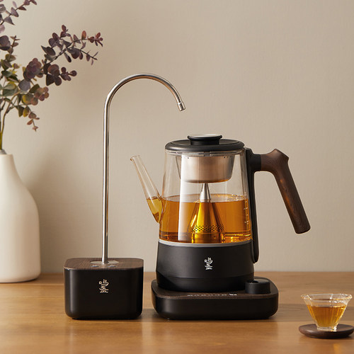 鸣盏MZ-037A上水器桶装水电动抽水器 茶桌触控出水器自动加水器