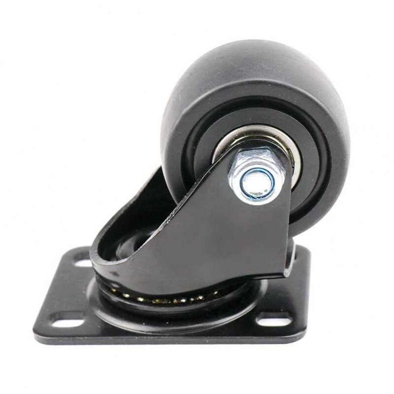 冰禹BYA436低重心重型脚轮高载重低重心牛仔轮高强度尼龙轮子25