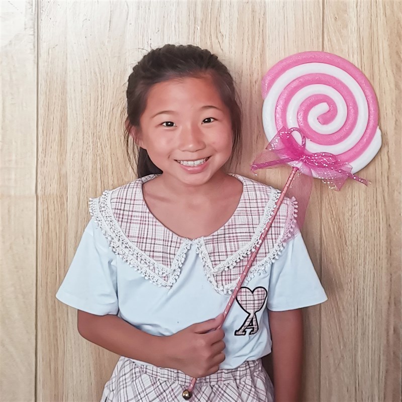 棒棒糖道具舞蹈儿童手拿仿真学校出操粉色模型拍摄幼儿园装饰表演