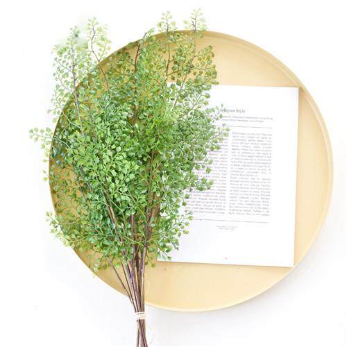 极速北欧风长杆绿植假文竹锯叶棕树叶仿真波斯草蕨类植物家居装饰