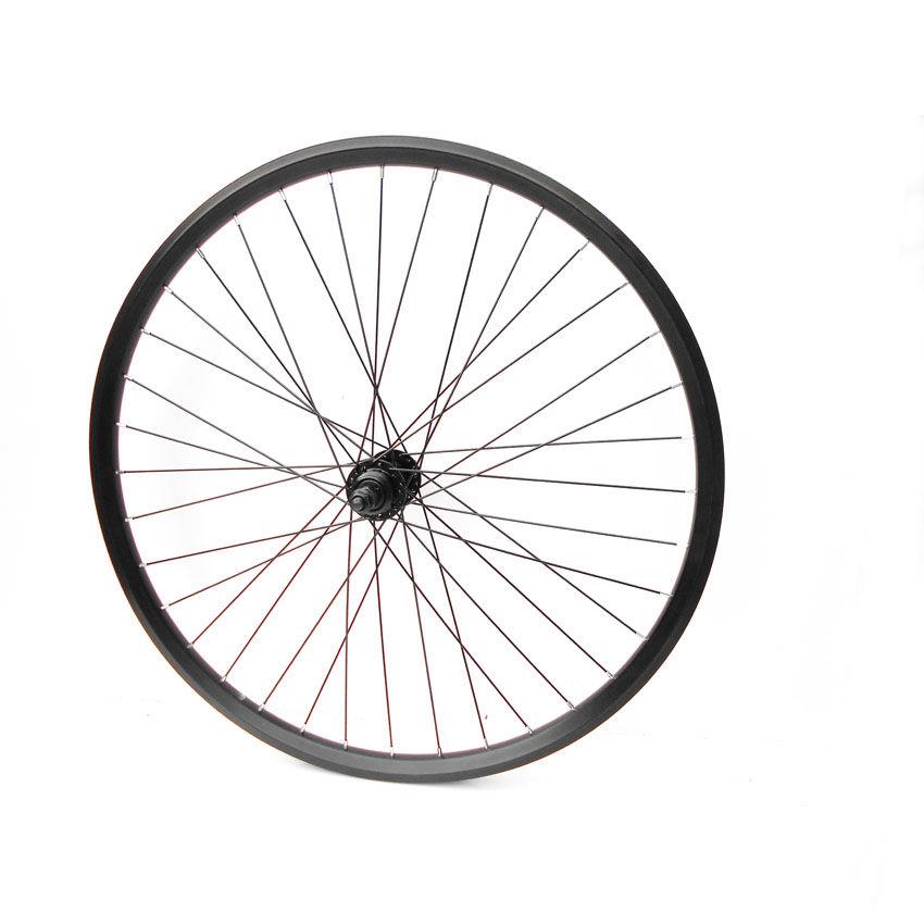 26寸山地自行车轮组山地车车轮单车车圈自行车圈后轮圈钢圈前轮毂