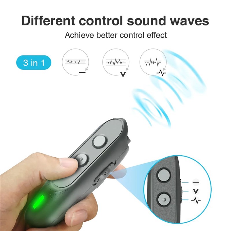Dog Training Device Ultrasonic Anti-Barking Dog Repellent  H