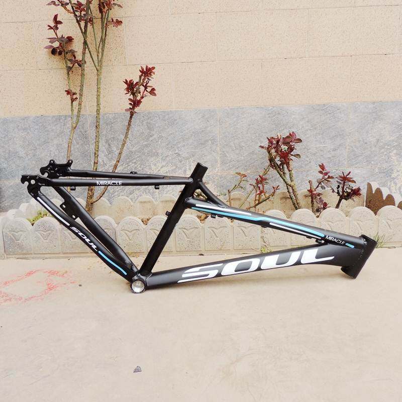 24寸登山自行车铝合金烤漆车架 碟煞B座 直管头管 外走线 款式多
