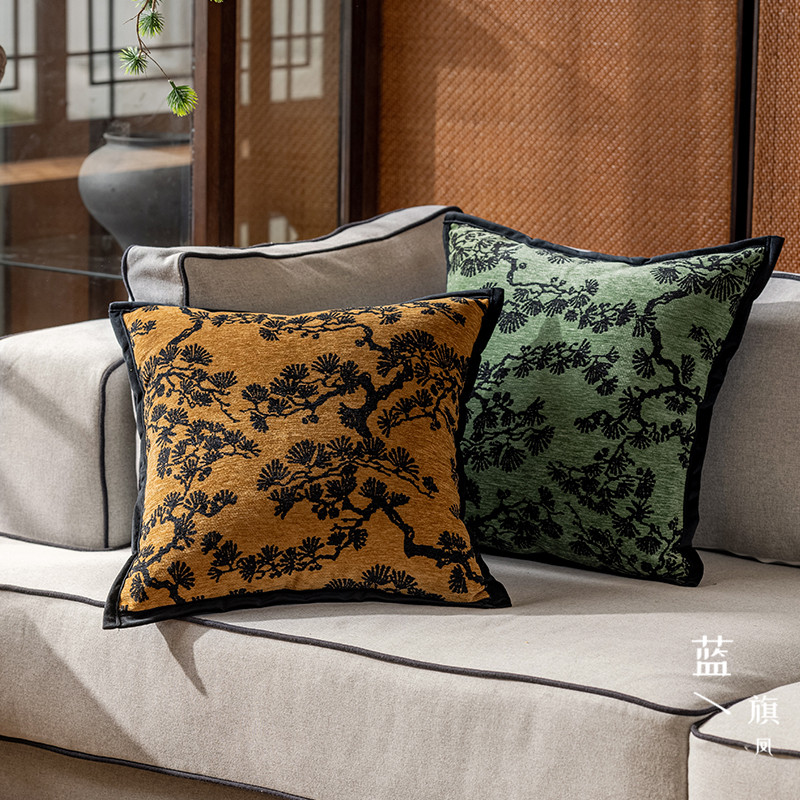 轻奢复古法式高级感抱枕套轻奢棕色新中式抱枕民宿中古靠垫腰靠枕,居家布艺,靠垫/抱枕,淘宝优惠券,粉丝福利购,淘宝优惠卷