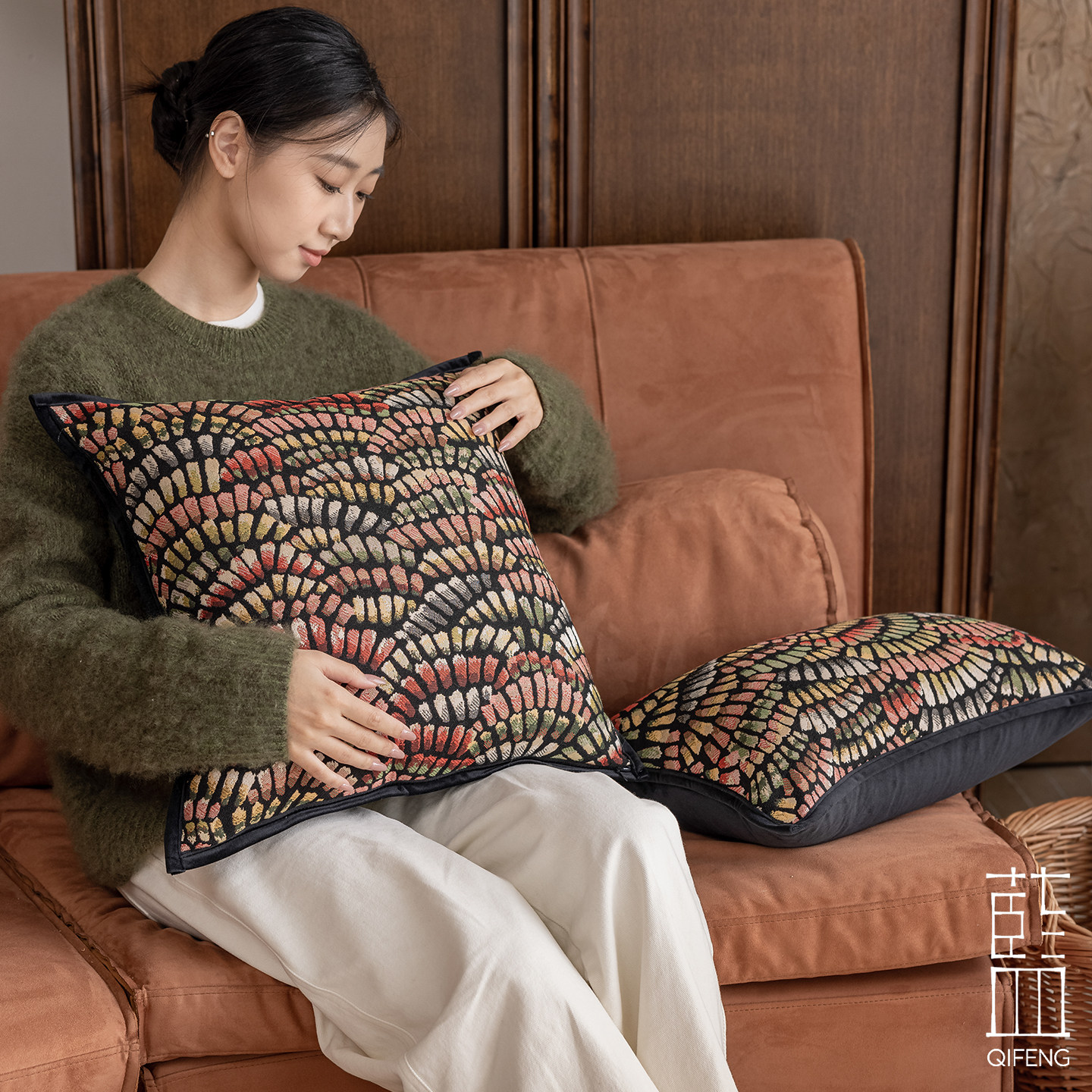 小众高级靠枕 设计师严选  氛围感时尚靠包法式复古客厅沙发靠垫,居家布艺,靠垫/抱枕,淘宝优惠券,粉丝福利购,淘宝优惠卷