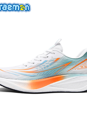 Doraemon哆啦A梦丨碳板跑步鞋男2025春秋款超轻减震青少年运动鞋