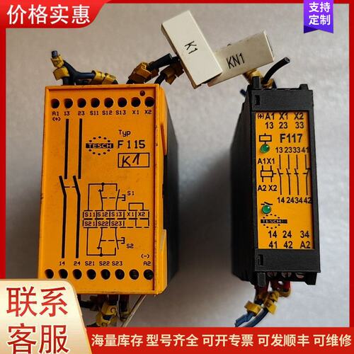 议价TESCH安全继电器F115x05 F117x01可维修