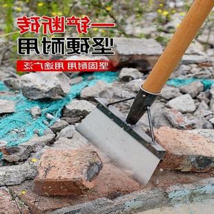 德国品质锰钢平铲鸡屎铲农用养殖场清粪铲地面清洁铲子铁锹不锈钢