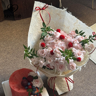 芯屹 植物纤维云麻丝纸鲜花花束包装纸花艺花店包花纸手工diy材料