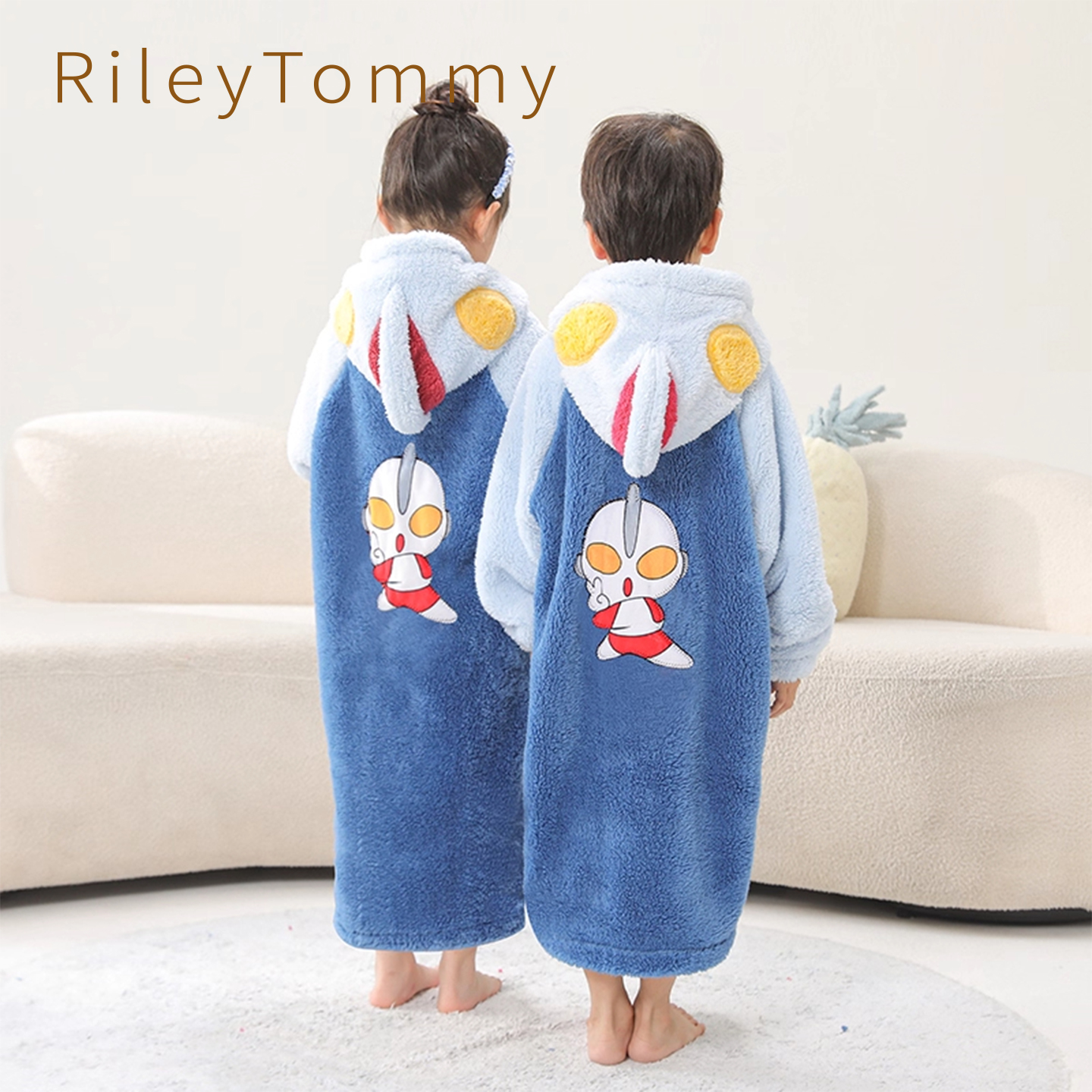 英国RileyTommy加长款加厚睡衣