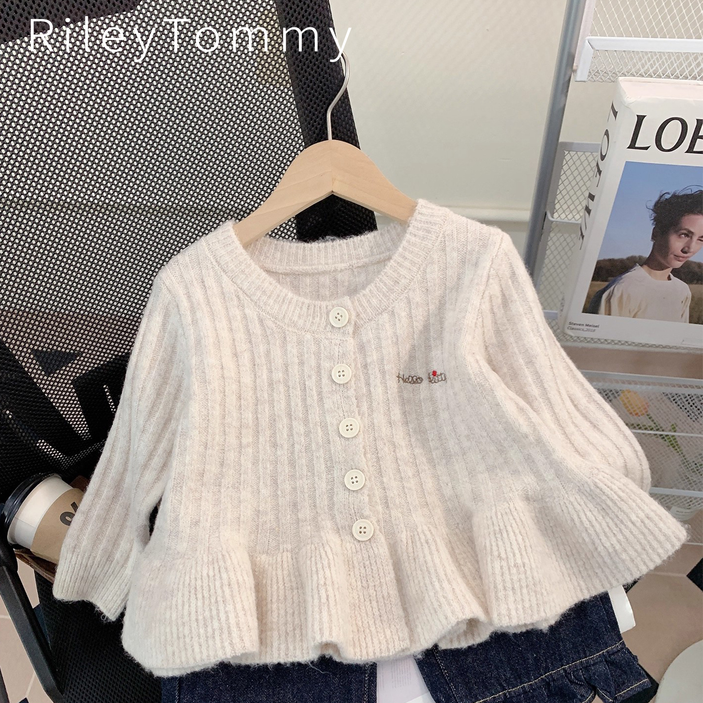 英国RileyTommy儿童洋气毛衣开衫