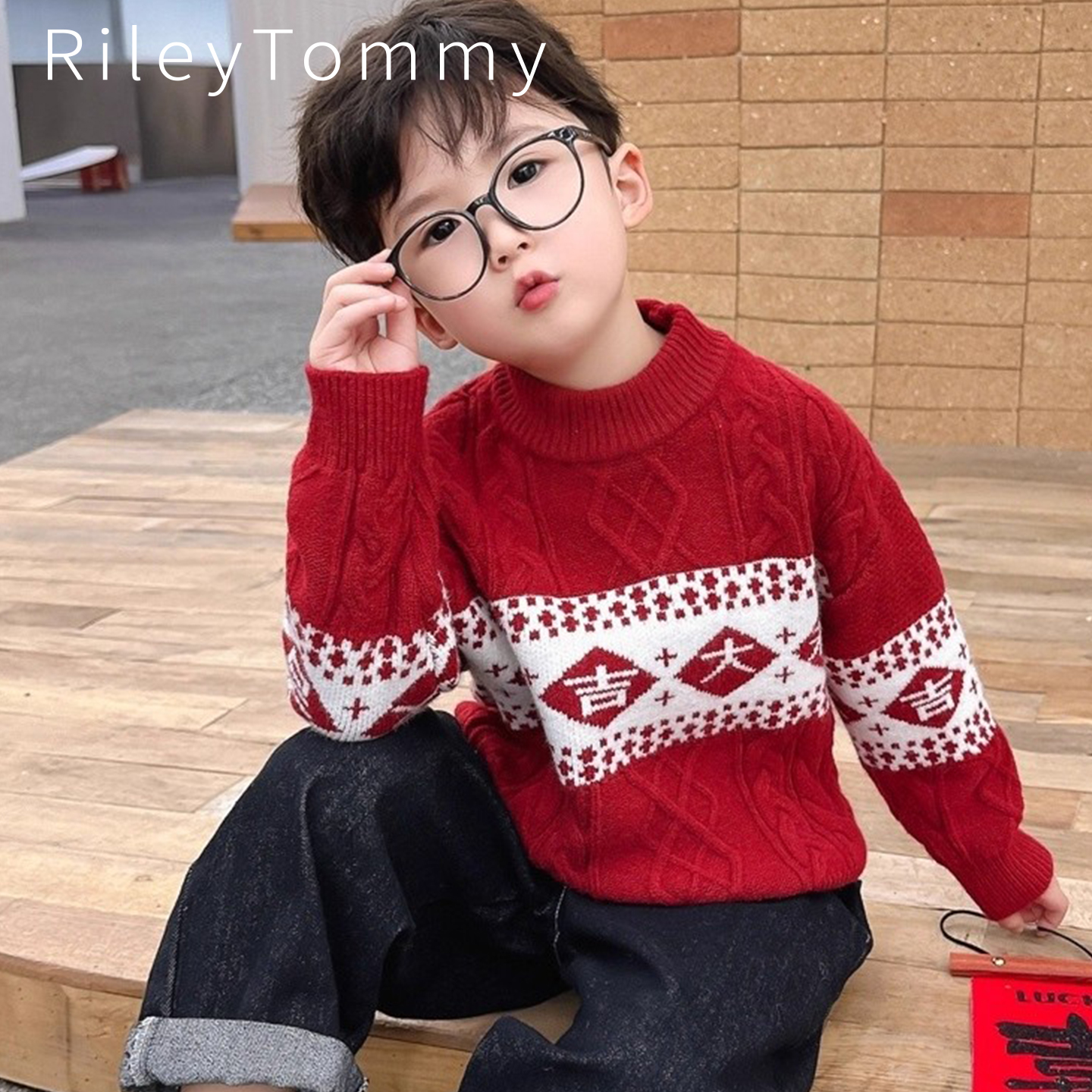英国RileyTommy儿童冬款毛衣