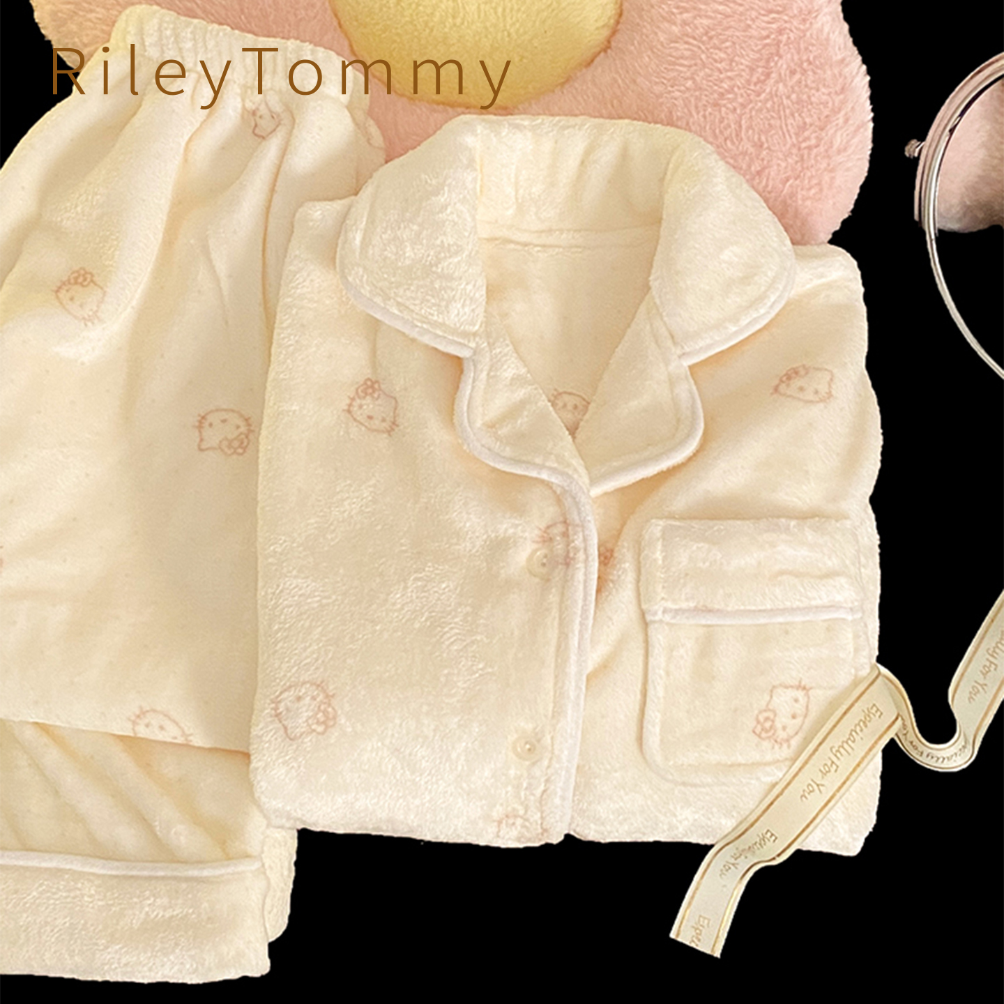 英国RileyTommy加厚法兰绒睡衣