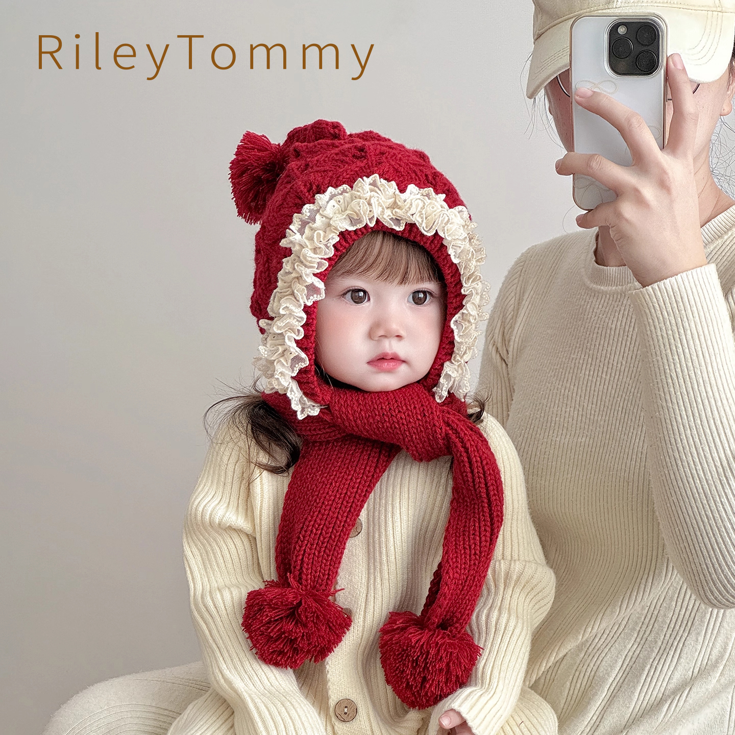 英国RileyTommy儿童圣诞款围脖