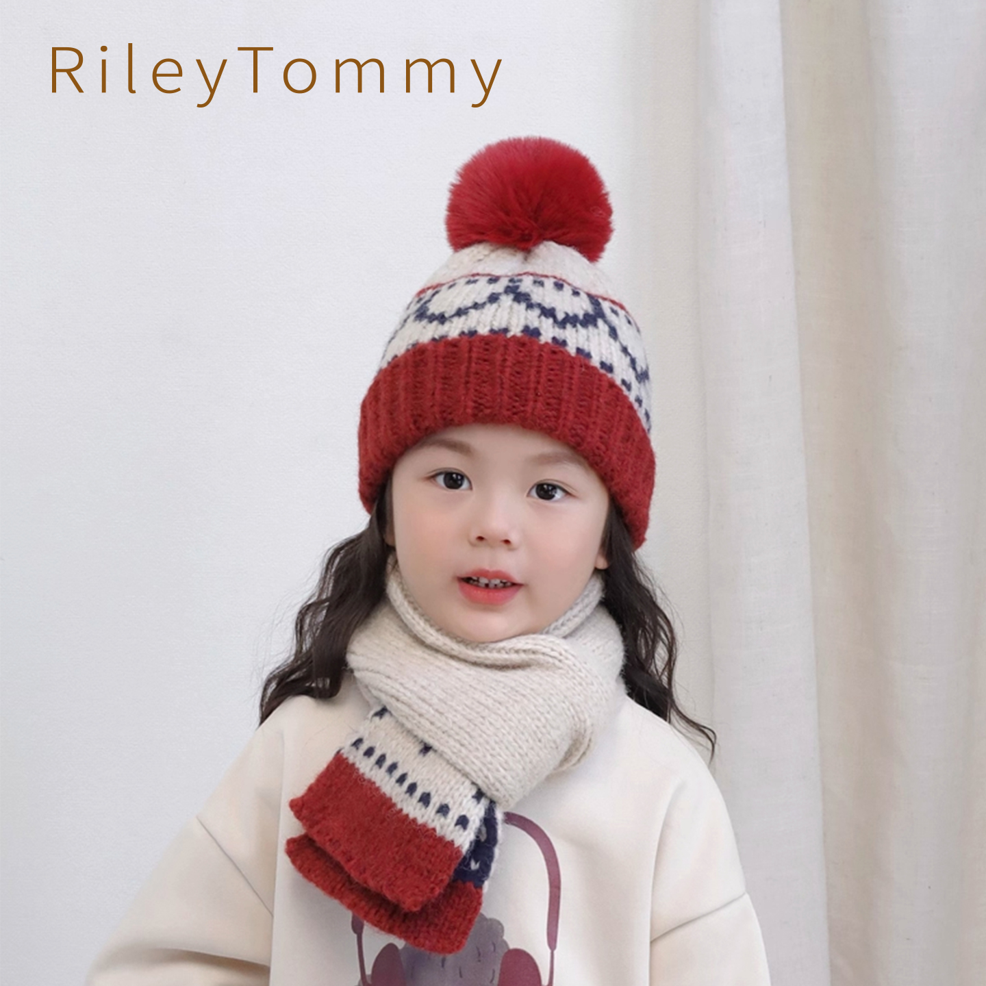 英国RileyTommy秋冬季儿童帽子