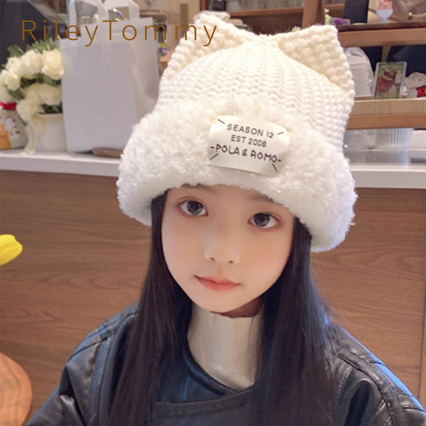 英国RileyTommy男女童帽子秋冬