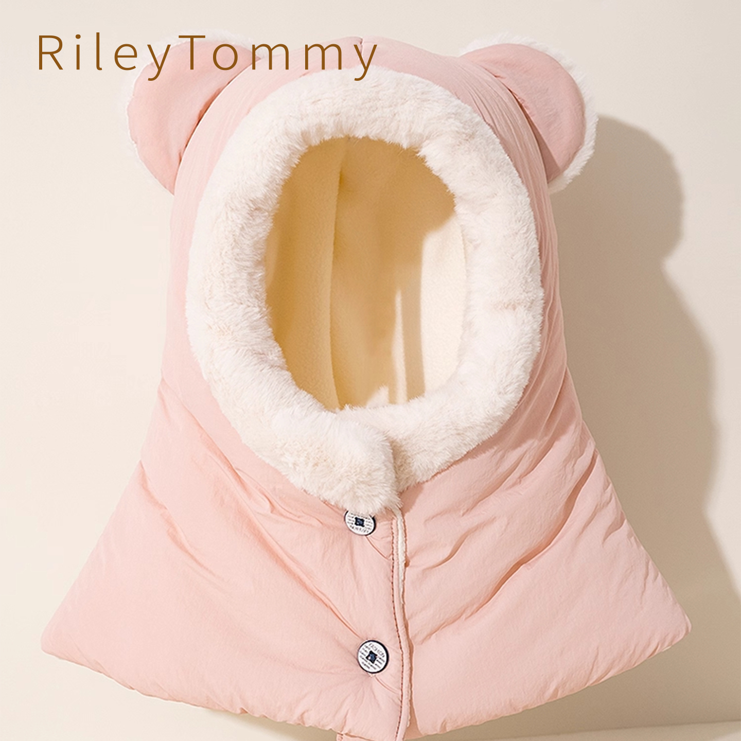 英国RileyTommy儿童加厚套头帽