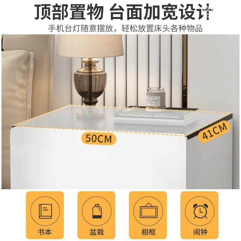 斗柜收纳柜客厅柜小型子储物柜卧室简约现代床头柜床尾靠墙抽新品
